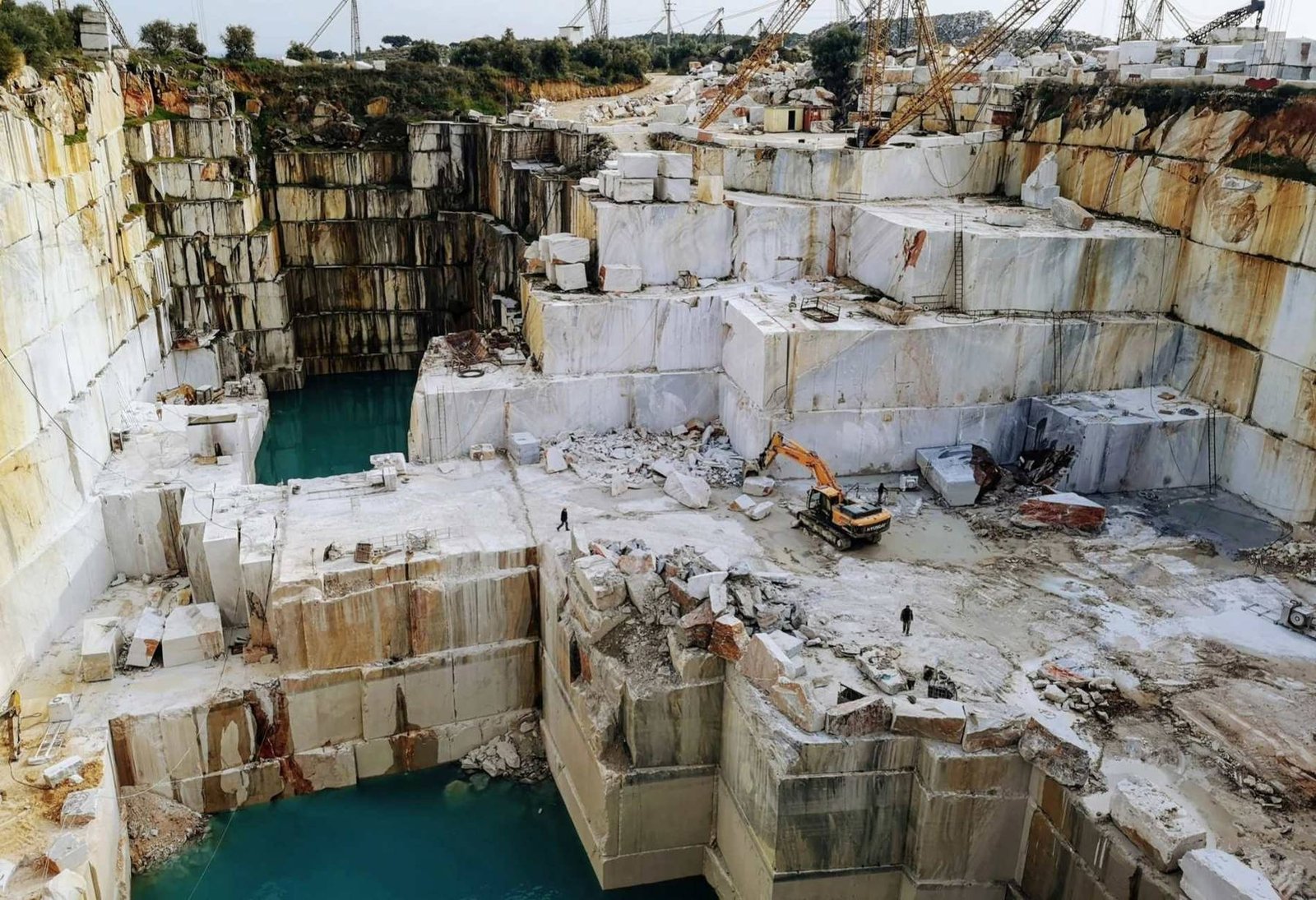 Natural stone quarry and source material