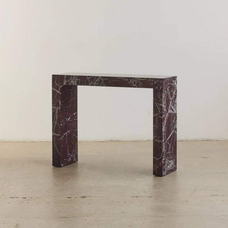 Natural stone console tables