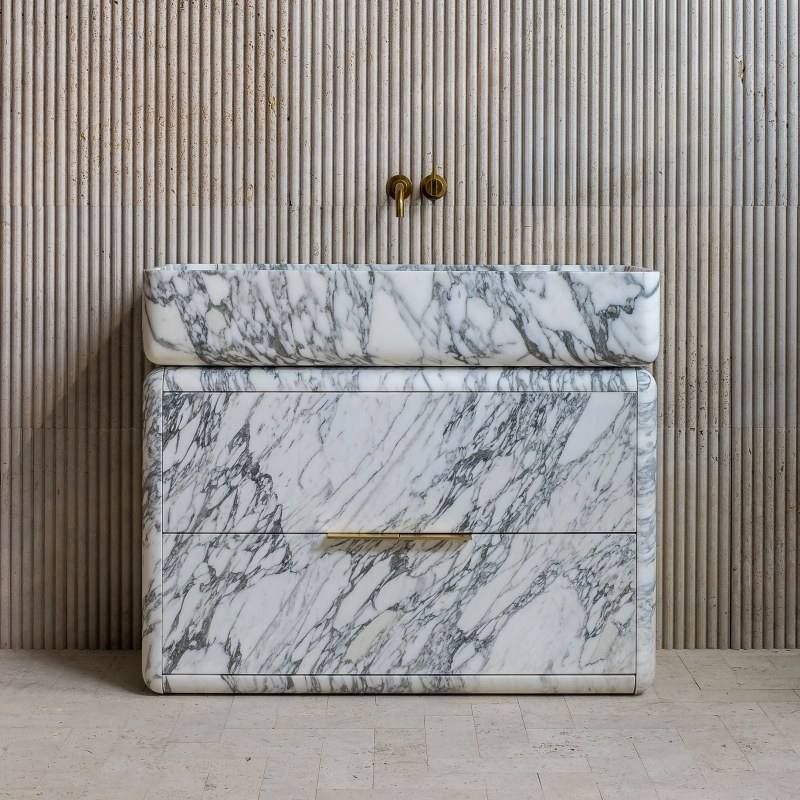 Natural stone vanities
