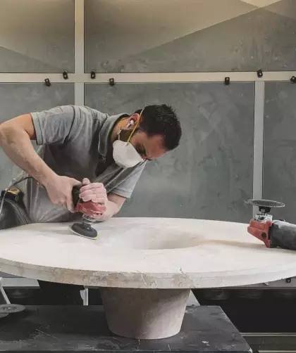 Handmade marble furniture